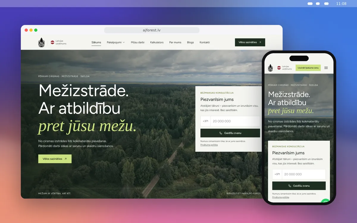 Mežizstrāde - ajforest.lv